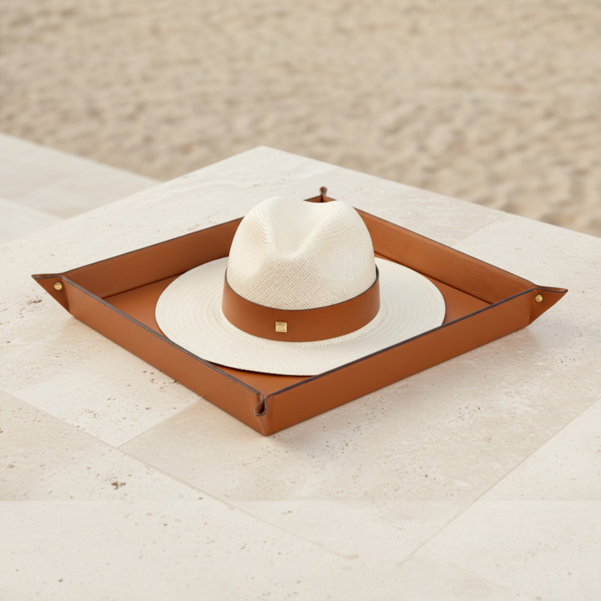 BY THE WATER ｜PANAMA HAT & TRAY