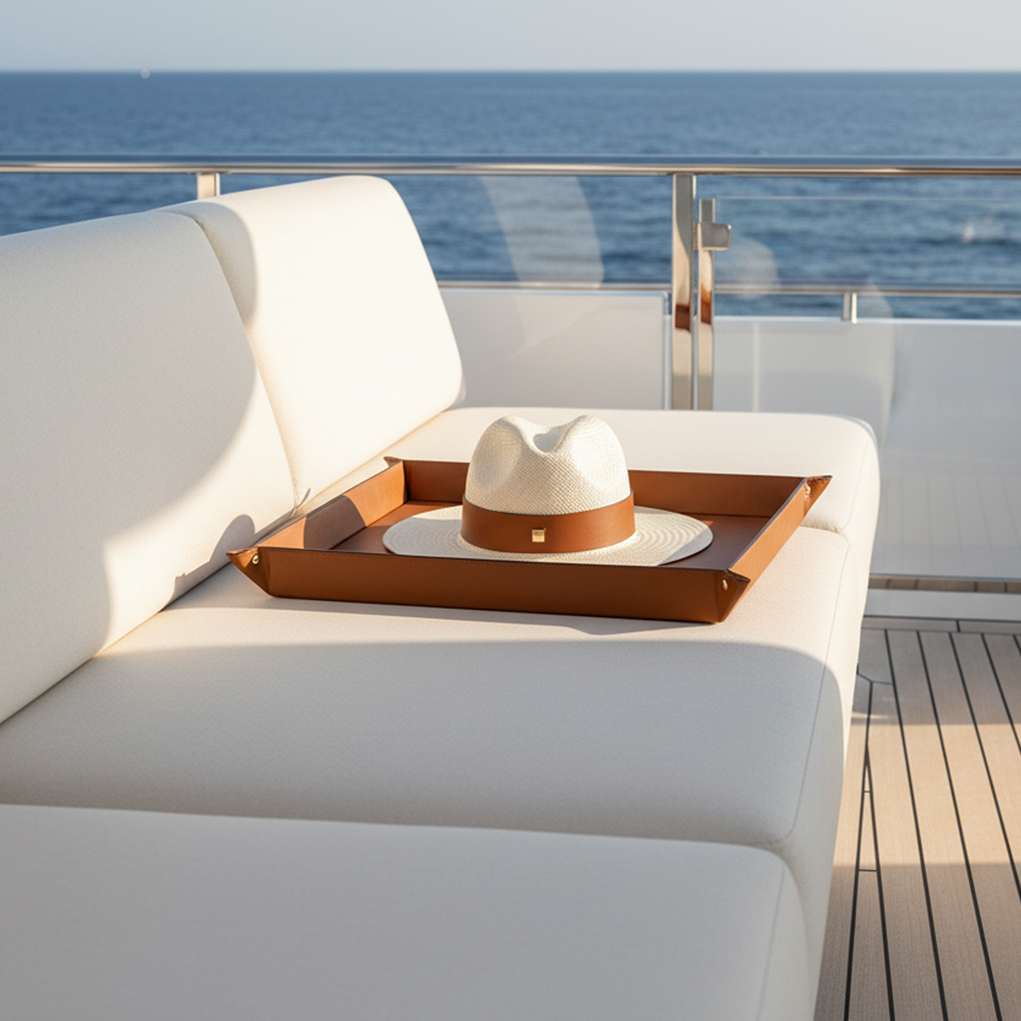 BY THE WATER ｜PANAMA HAT & TRAY